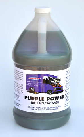 Purple Power - Sheeting Car Wash, Soap